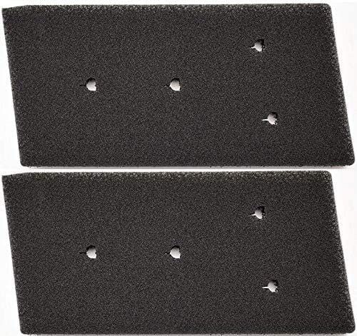 2 x Filtro Asciugatrice Whirlpool, Filtro per Bauknecht Privileg Whirlpool HX 481010716911 e 8015250474909, Filtro in Spugna per Asciugatrice a Condensazione e a Pompa di Calore 230x115x14 mm
